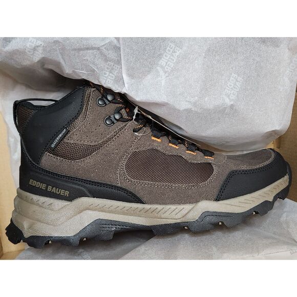 Eddie Bauer Bonham Waterproof Outdoor Boot Men's size 9.5 Brown - Picture 9 of 10